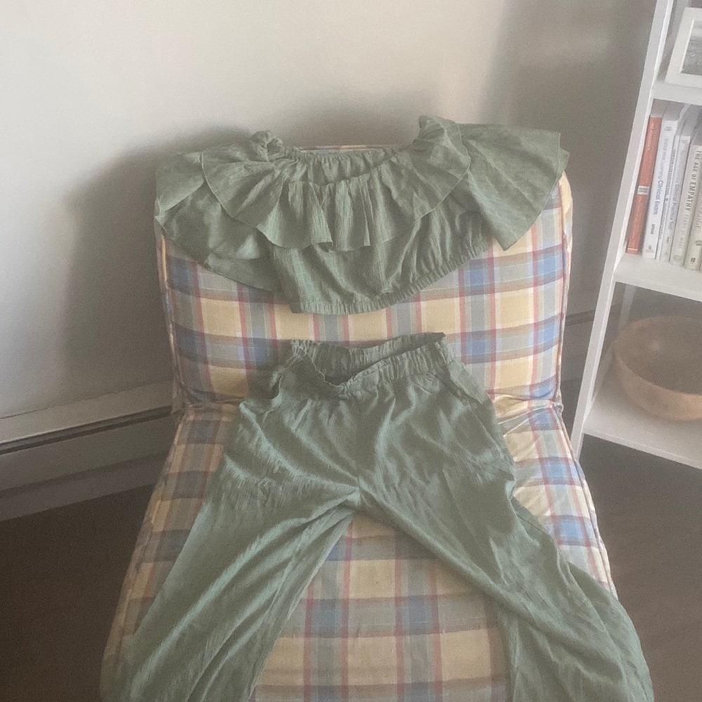Green two piece